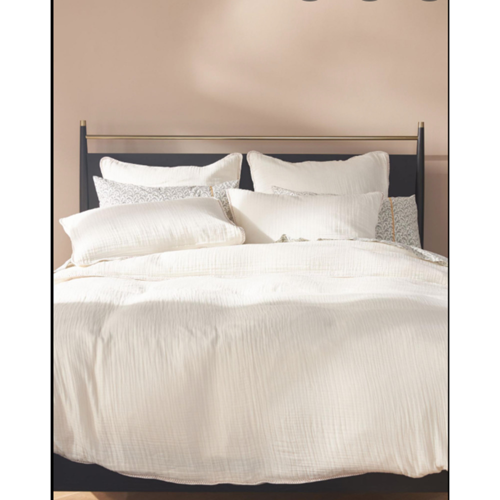 Amber Lewis for Anthropologie Gretchen Gauze Duvet Cover Queen NEW - Picture 1 of 6
